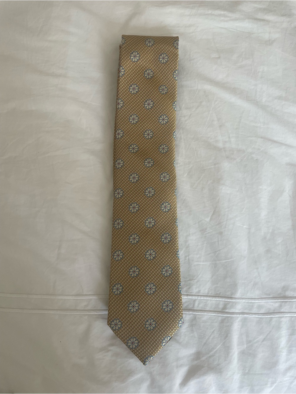 Robert Talbott Yellow Flower Tie
